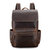 The Helka Genuine Vintage Leather Backpack - Dark Brown