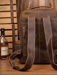 The Langley Backpack | Genuine Vintage Leather Backpack