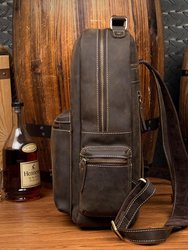 The Langley Backpack | Genuine Vintage Leather Backpack