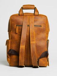 The Mann Bag Large Capacity Leather Camera Backpack