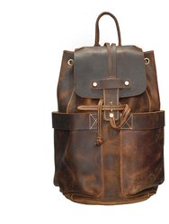 The Olaf Rucksack, Vintage Leather Travel Backpack