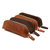 The Paavo Leather Pen Case Leather Makeup Pouch