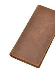 The Pathfinder Bifold Wallet Genuine Leather Pocket Book - STEEL HORSE LEATHER
