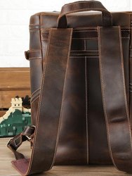 The Raoul Handmade Vintage Leather Backpack