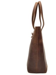 The Taavi Handcrafted Leather Tote Bag