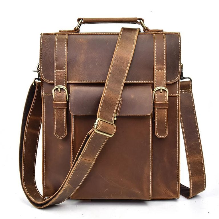 The Vali Backpack Handmade Vintage Leather  - Brown