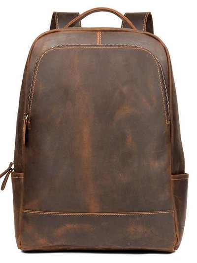 Steel Horse Leather The Vernon Genuine Vintage Leather Minimalist Backpack product