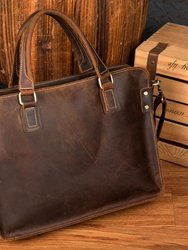 The Viggo Briefcase | Genuine Leather Messenger Bag