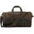 The Wainwright Round  Vintage Leather Weekender