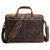 The Welch Briefcase | Vintage Leather Messenger Bag - Brown