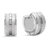 Apollo Wide Huggie Earrings - Silver