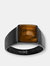 Black Ion Tiger Eye Statement Ring