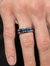 Blue Ion Banded Ring