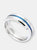 Blue Ion Banded Ring