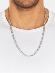 Diamond Cut Figaro Chain Necklace