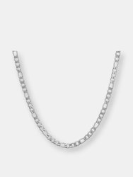 Figaro Chain Necklace - Silver