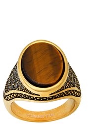 King Royale Oval Tiger Eye Ring