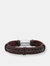 Leather Accented Bracelet - Brown