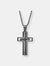 Lords Prayer Spinner Cross Pendant Necklace