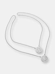 St Benedict Scapular Necklace - Silver