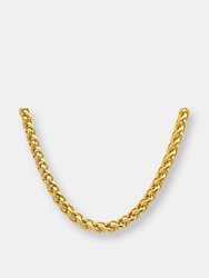 Stainless Steel Wheat Chain Necklace