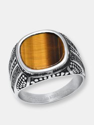 Tiger Eye Statement Ring