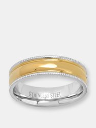 Two Tone Band Ring