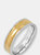 Two Tone Band Ring