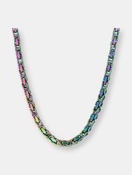 Two Tone Byzantine Necklace