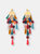 Calypso Tassel Earring - Gold-Multi