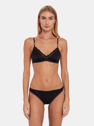 Camellia Daring Lace Trim Thong