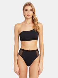 Sporty Mesh High Waist Bikini Bottom