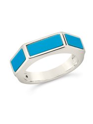 Alani Gemstone Stacking Ring - Turquoise