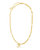 Ava Pearl & Burst Toggle Chain Necklace - Gold