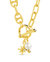 Ava Pearl & Burst Toggle Chain Necklace