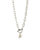 Ava Pearl & Burst Toggle Chain Necklace