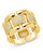 Avina CZ Watch Chain Ring - Gold