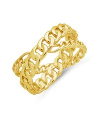 Avri Chain Ring - Gold