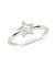 Bez Mother of Pearl Star Ring - Silver