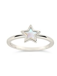 Bez Mother of Pearl Star Ring