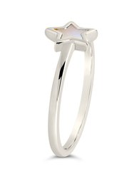 Bez Mother of Pearl Star Ring