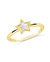 Bez Mother of Pearl Star Ring - Gold