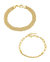 Braided & Woven Bracelet - Gold