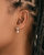 Butterfly & Pearl Stud Earrings