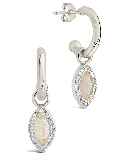 Sterling Forever Calla Hoops product