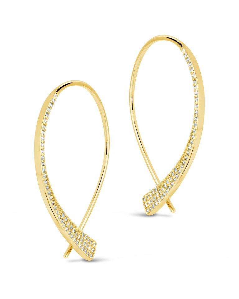 Carlotta CZ Threader Earrings