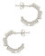Cassia CZ Huggie Hoop Earrings