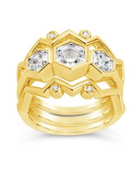 Caterina CZ Stacking Ring Set of 3