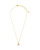 Colsie Tapered CZ Pendant Necklace - Gold