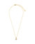 Colsie Tapered CZ Pendant Necklace - Gold